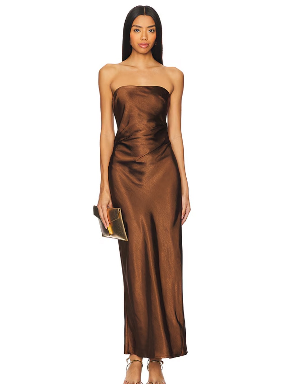 Runaway The Label x REVOLVE Kristine Dress in Chocolate